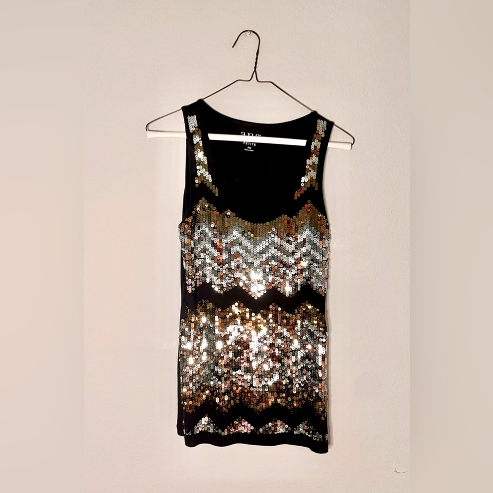 a.n.a sequin tank top - Size Petite S